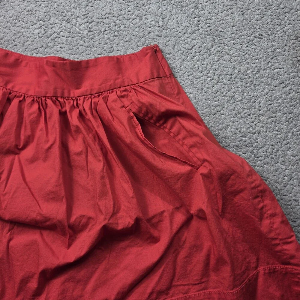 Banana Republic Mini Skirt w Pockets 0 Petite Red